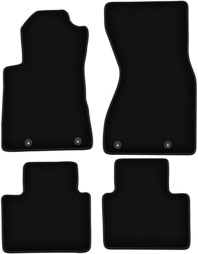 BASIC zwarte veloursmatten voor: Audi A8 D2 sedan (1994-2002)