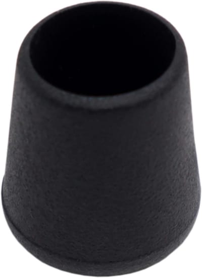 Stoelpootdoppen - Meubeldop Glijders - Vloer Beschermen - Europees Geproduceerd - Ø 12-13 mm - Zwart