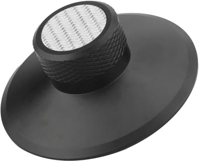 Platenspeler Stabilisator - LP Gewicht Klem - Stabiel Draaien - Trillingsdempend Aluminium - Diameter 80mm - Zwart