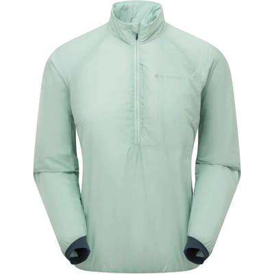 Montane Fortes Nano Fleece Met Halve Rits Groen M Vrouw