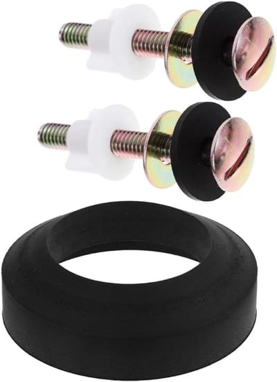 Toilet Gasket Set - Pot Bevestiging - Toilet Reparatie - Waterdichte Afdichting - 3 Delig - Diverse Kleuren