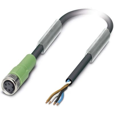 Phoenix Contact 1564341 Sensor/actuator connector, geassembleerd M8 Aantal polen (sensoren): 4 Stekker, recht, Bus, recht 5.00 m 1 stuk(s)
