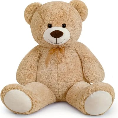 Nivard Knuffel - Knuffelbeer - Knuffeldoekje - Groot - Meme - Baby - Beer - Stuffed Animal - Plushie - Plush - Dier - Lichtbruin