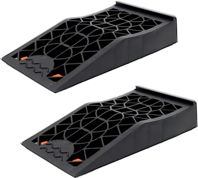 2 x oprijwig met oprijstop 42 x 23 x 8 cm 5 t opstapwig nivelleerwig camper