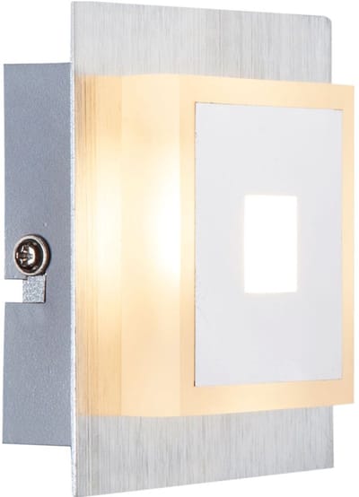 5 Watt LED plafondspot chroom aluminium acryl QUADRALLA