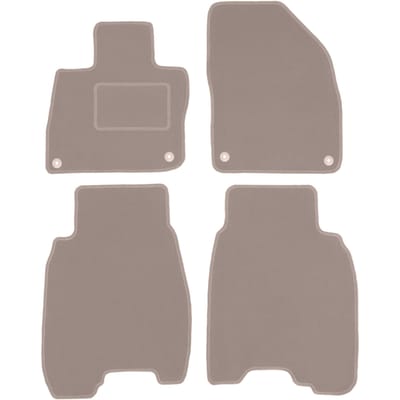 Beige veloursmatten voor: Honda Civic VIII (UFO) hatchback (2006-2012)