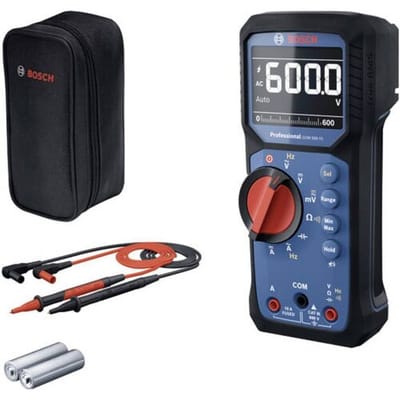 Bosch Professional GDM 600-15 Multimeter Digitaal Sproeidicht (IP65) CAT III 600 V