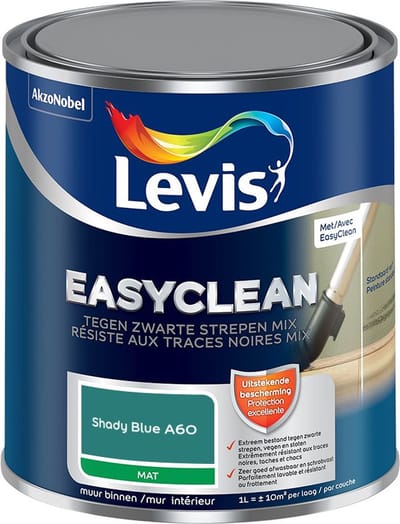 Levis - Easyclean Tegen Zwarte Strepen Mix - Shady Blue A60 - Mengverf - 1 L
