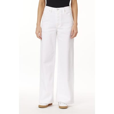 Scotch & Soda The Daze Highest Rise Wide Leg Blanc De Blanc Taglia: W26 | Pantaloni larghi Outlet | Donna