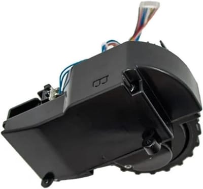 Robot Stofzuiger Wiel - Loopwiel Onderdeel - Schoonmaak Onderhoud - Stil Design - 1 Stuk - Zwart