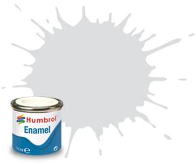 Humbrol Emailleverf Satijn - 14 ml - No. 196 Light Grey