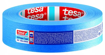 Tesa 4431 Blauwe Afplaktape voor Buiten - UV-bestendig 7 dagen - 30/50mm