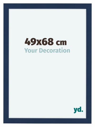 Your Decoration - Fotolijst 49x68 cm - MDF - Donkerblauw Geveegd - Como