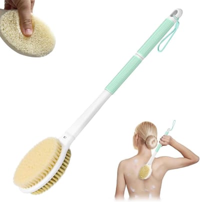 Exfoliërende Rugborstel met Lange Steel – Lichaamsdoucheborstel voor Diepe Reiniging en Massage