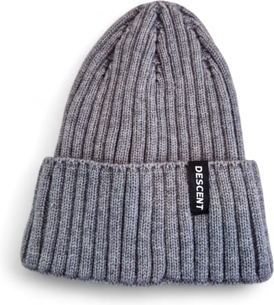 DESCENT muts - Powder - Grijs - Ski - Snowboard - Winter - Schaats