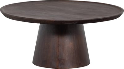 vtwonen Coffee A Gogo Salontafel - Mangohout - Walnoot - 40x90x90
