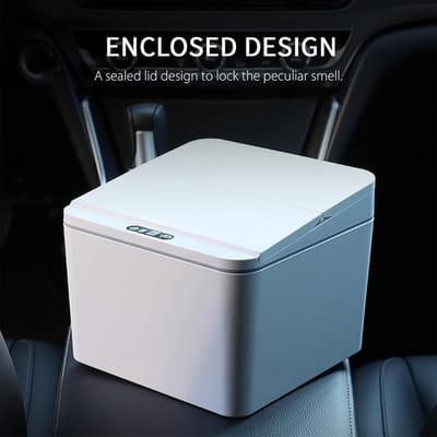 Automatische Vuilnisbak - Prullenbak Sensor - Hygiënisch Afval - Infrarood Beweging - 4 Liter Capaciteit - Wit