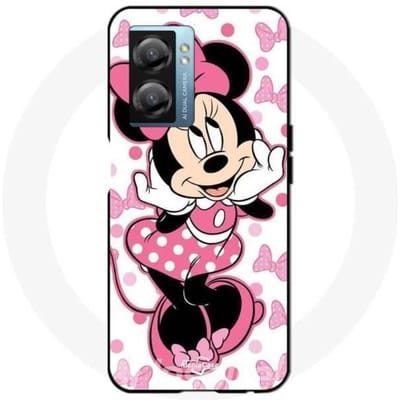 Coque Oppo A77 5G Minnie Mouse rose Disney Cartoon