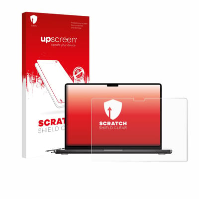 upscreen - Screenprotector voor Apple MacBook Pro 14" M5 2025 - Folie Beschermfolie transparant