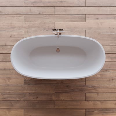 SPALINA - Vrijstaand bad - Samba 170 blanche, 170 x79 x58 cm, Blanche