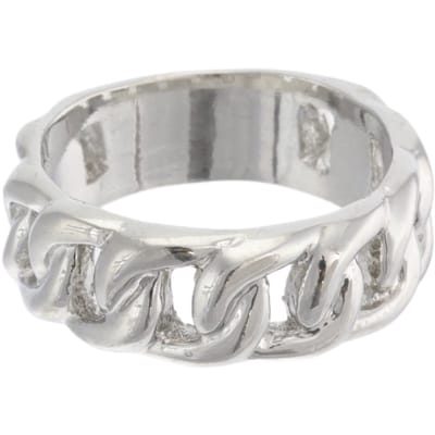 Behave - Ring - Zilverkleurige Schakelring – Stoere & Trendy Metalen Ring - Nikkelvrij