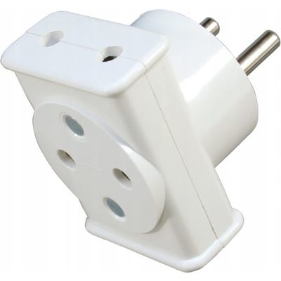 Elcan - Elektrische Splitser - Driedubbel - 3x2P - Zonder Aarding