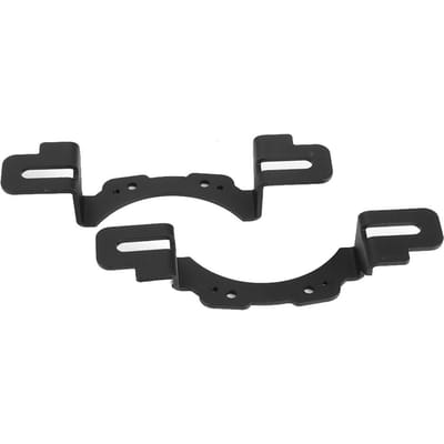 4in Voorbumper Mistlicht Montagebeugel Geschikt voor Jeep Wrangler JK 10e Verjaardag black