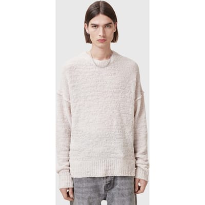 AllSaints Chillion Crew Ecru White Taglia: XL | Maglioni a maglia Outlet | Uomo | Marrone