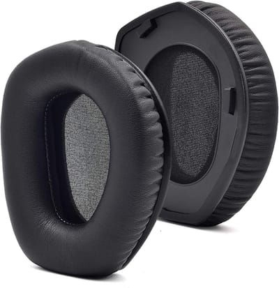 Upgrade Kwaliteit Oorkussens Vervanging voor Sennheiser HDR RS165, RS175, RS185 en RS195 - Dikke Foam Oorkussens van Echte Leer voor Draadloze Hoofdtelefoons