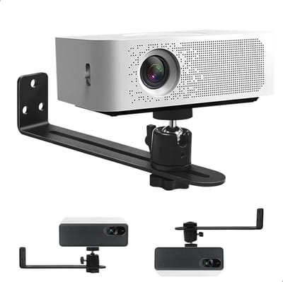 Universele 360° Draaibare Projectorbeugel voor Plafond en Muur | Metalen Projectorstandaard met 1/4 Schroefdraad