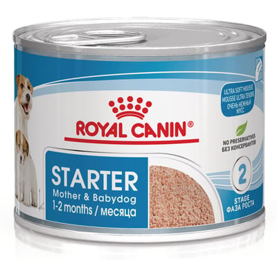 Royal Canin Starter Mother & Babydog Mousse - Hondenvoer - 12x195g