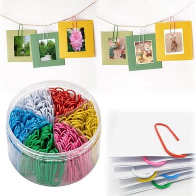 450-delig paperclips - mappen - mini bladwijzers - kantoorartikelen - gekleurde paperclips - voor documenten, foto's, notitieboekjes (28 mm, 50 mm - meerdere stijlen)