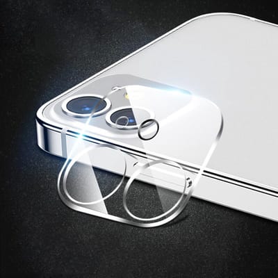 Cadorabo Camera beschermer geschikt voor Apple iPhone 12 - Camera beschermer krasbestendige lens bescherming