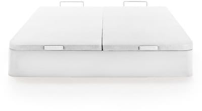 Vente-unique Boxspring - 180 x 200 cm - Mat wit - HESTIA van YSMÉE