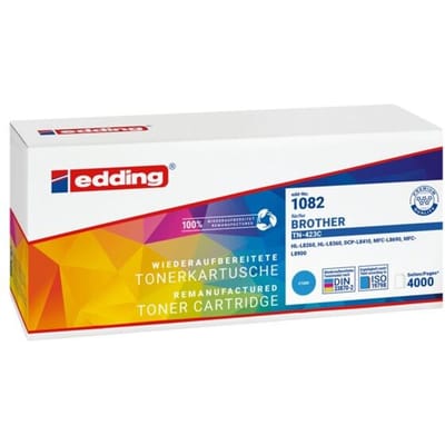 Edding Toner vervangt Brother TN-423C Compatibel Cyaan 4000 bladzijden EDD-1082 18-1082