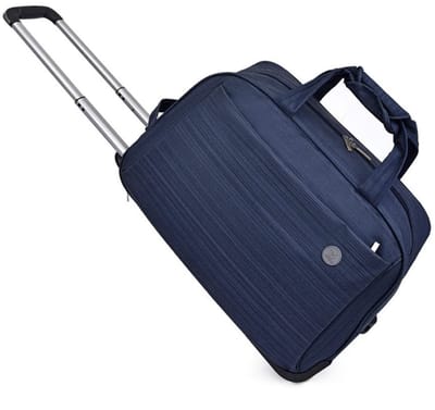 Store_9 - Reisduffel Bag - Opvouwbare Trolley Reistas - Blauw - Weekendtas - Handbagage voor 2-3 dagen kleding - 50x26x32 cm