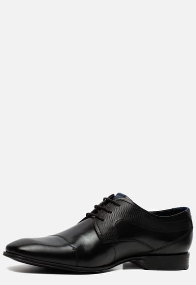 Bugatti Bugatti Veterschoenen zwart Leer 310328