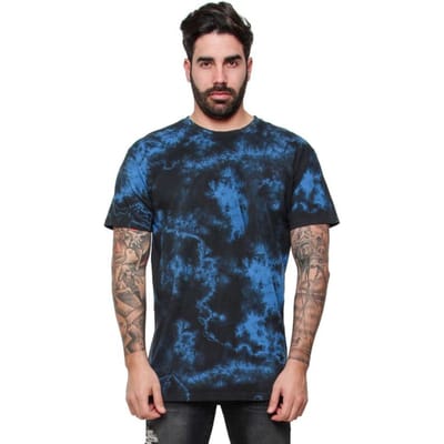 Outer Vision T-shirt - Royal Negro T-Shirt - S tot 3XL - voor Mannen - zwart-blauw