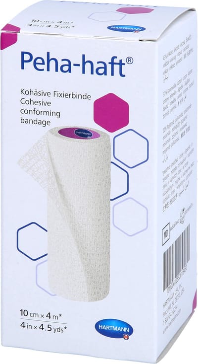 Peha-haft Latexfrei Fixierbinde 10cmx4m, 1 St. Packung