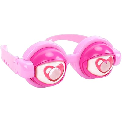 Grappige Bril voor Kinderen 18x7cm Knipperende Oogbol Gekke Bril Nieuwigheid Grappige Prop voor Feestfotografie Schattige Perzik Hart Stijl Cute Peach Heart Style pink