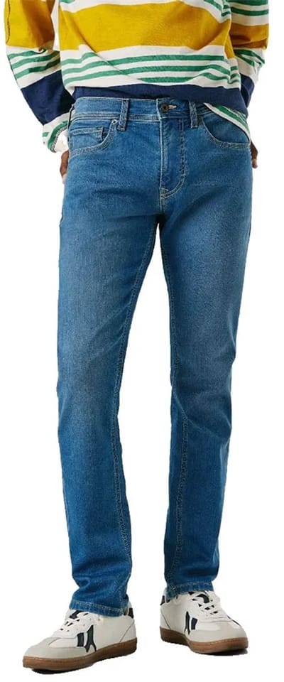 Pepe Jeans Gymdigo Track Slim Spijkerbroek Blauw 32 / 34 Man