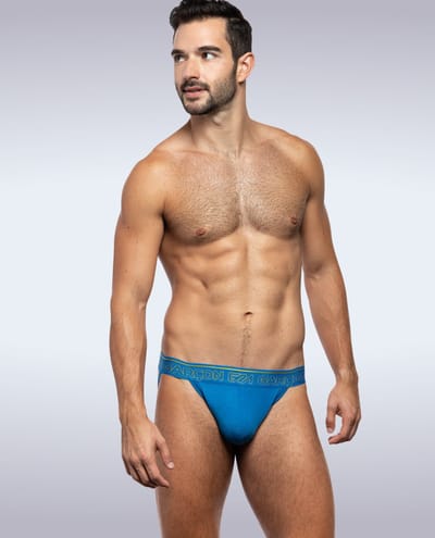 Garçon Jockstrap Blue - MAAT S - Heren Ondergoed - Jockstrap voor Man - Mannen Jock