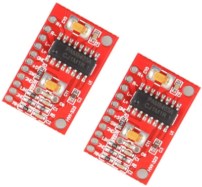 ONF3 - PAM8403 Audio Versterker - 2-Kanaals 3W DIY Module - Ideaal voor Elektronica Projecten - Compact en Krachtig - Voor Geluidsversterking - ...