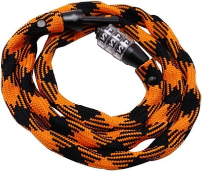 Fiets Ketting Slot - Beveiliging Fietsslot - Fiets Beveiligen - Hoge Sterkte Mangaan Staal - 120 cm - Oranje