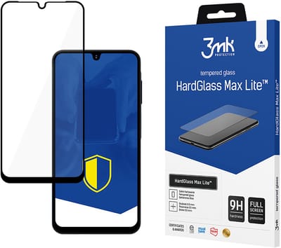 3mk Tempered glass HardGlass Max Lite Black for Samsung Galaxy A16