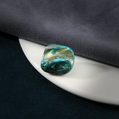 High-End Schelpknopen Heren- En Dameskleding Jas Jas High-End Onregelmatige Knopen Kinder Trui Vest Kleine Knoppen 5 #blue * length about 2cm width about 1.6cm