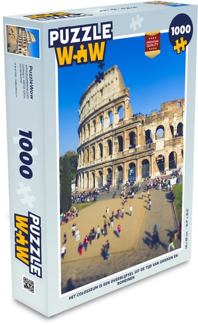 Puzzel Romeinse Rijk - Colosseum - Mensen - Legpuzzel - Puzzel 1000 stukjes volwassenen