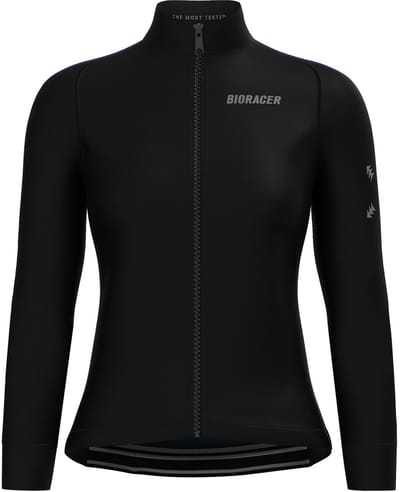 BIORACER Tempest - Wielervest Winter/Tussenseizoen - Dames - Zwart Eclipse - Winddicht & Thermisch - Maat XS