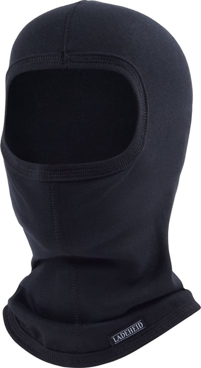 Ladeheid Balaclava Helmmuts - Helm Onderkleding Bivakmuts - Winter Muts Face Mask Nek Warmer Masker – Zwart – XS/S– LA-LA40-127-BA