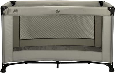 Babybed - Kinderledikant - Veilig slapen - Stevig frame - 60x120 cm - Zandkleur